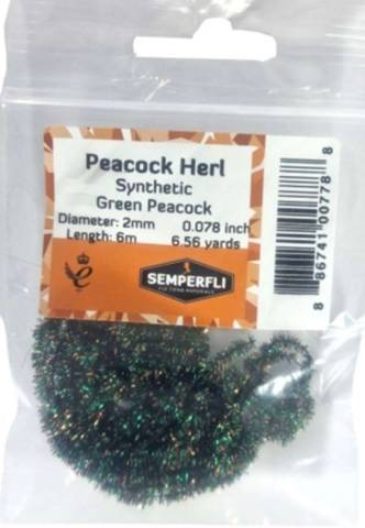 SEMPERFLI Synthetic Peacock Herl - Extra Small (2mm)